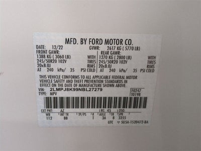 2022 Lincoln Nautilus Reserve