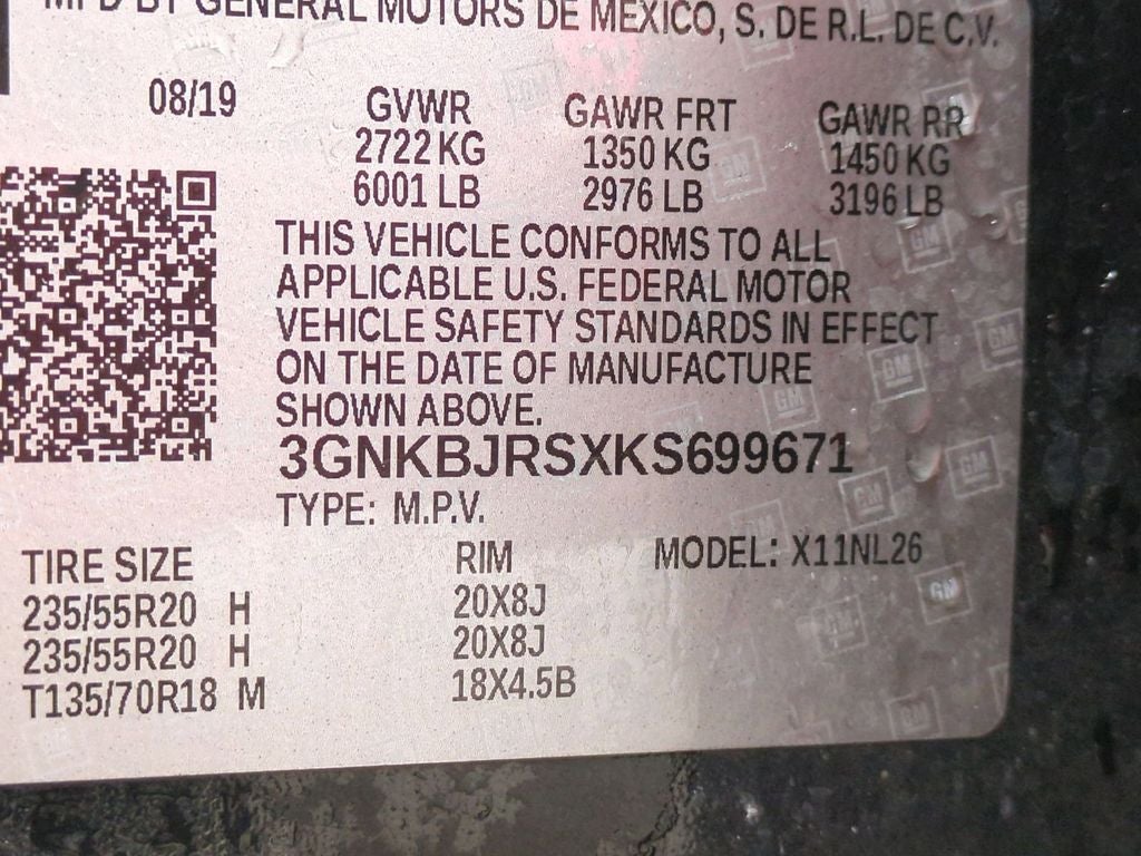 2019 Chevrolet Blazer RS