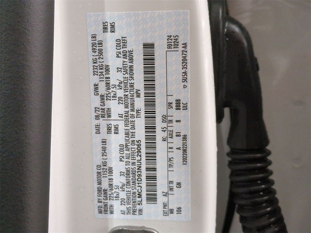 2022 Lincoln Corsair Standard