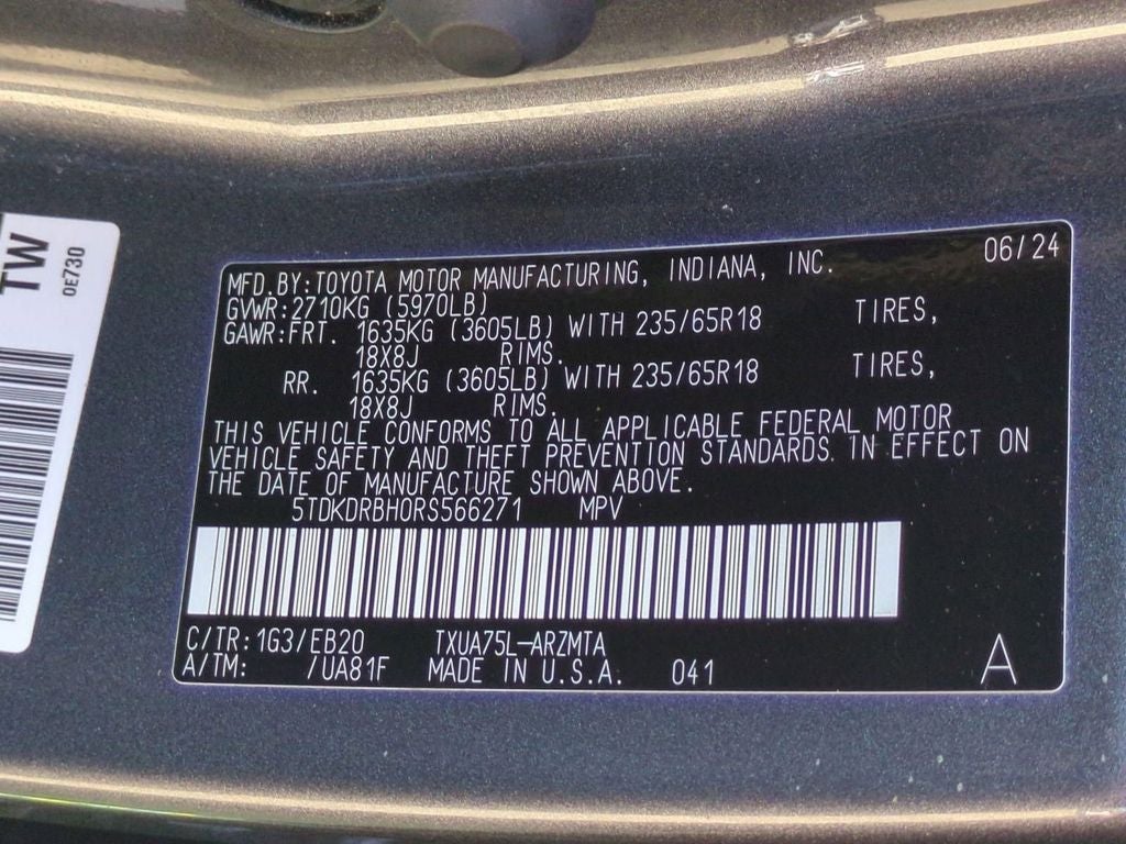 2024 Toyota Highlander XLE