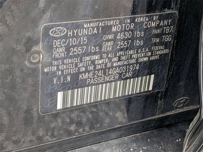 2016 Hyundai Sonata Hybrid SE