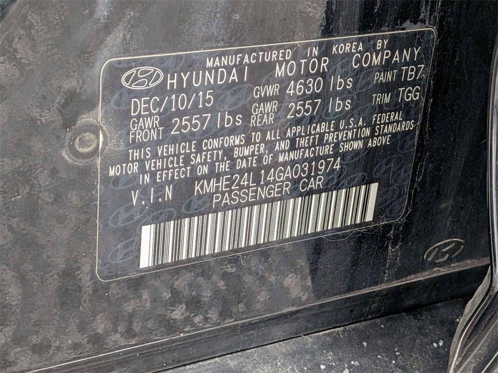 2016 Hyundai Sonata Hybrid SE