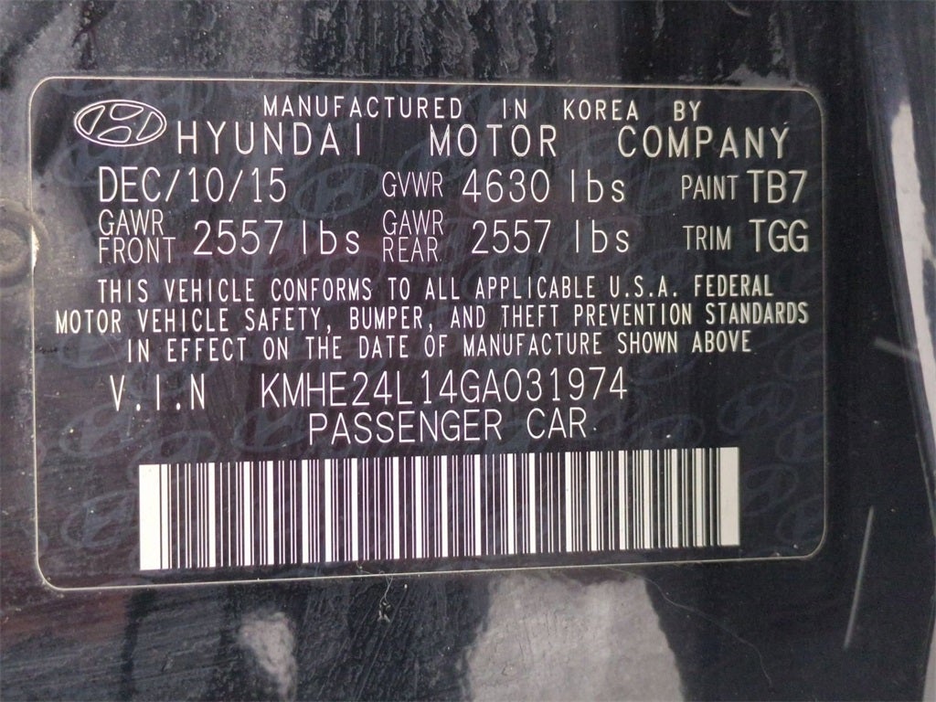 2016 Hyundai Sonata Hybrid SE