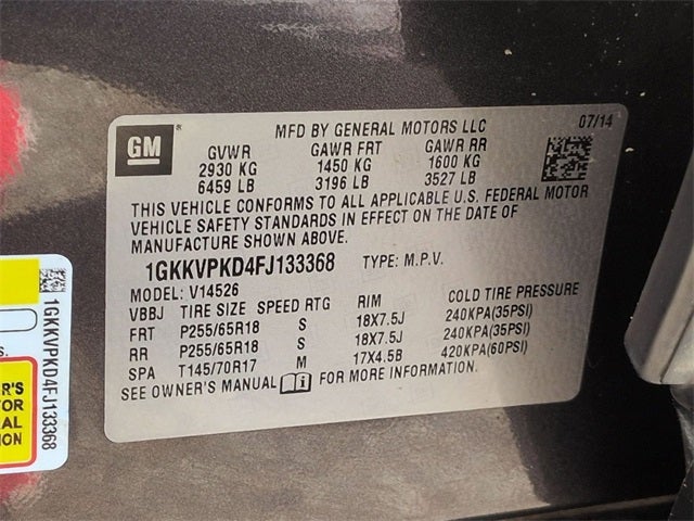 2015 GMC Acadia SLE-2