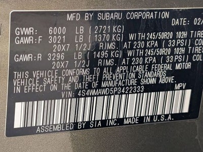 2023 Subaru Ascent Touring