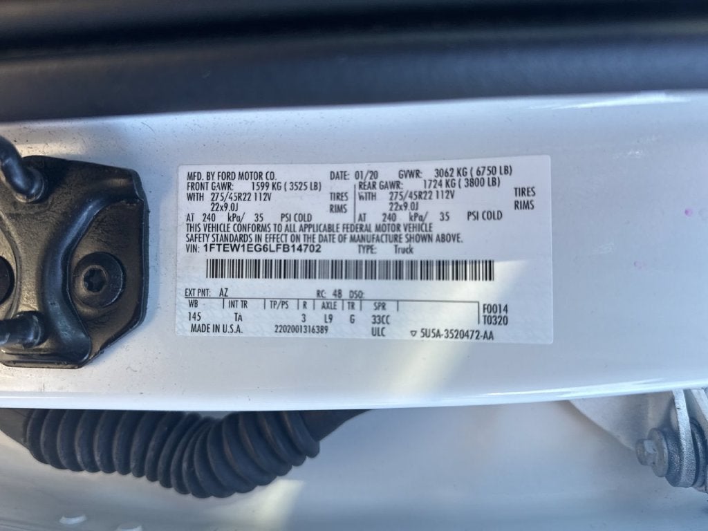 2020 Ford F-150 Limited