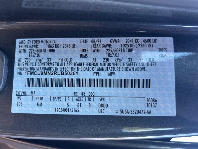 2024 Ford Escape ST-Line