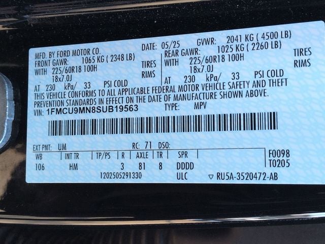 2025 Ford Escape ST-Line