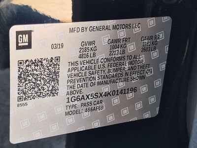 2019 Cadillac CTS 2.0L Turbo Luxury