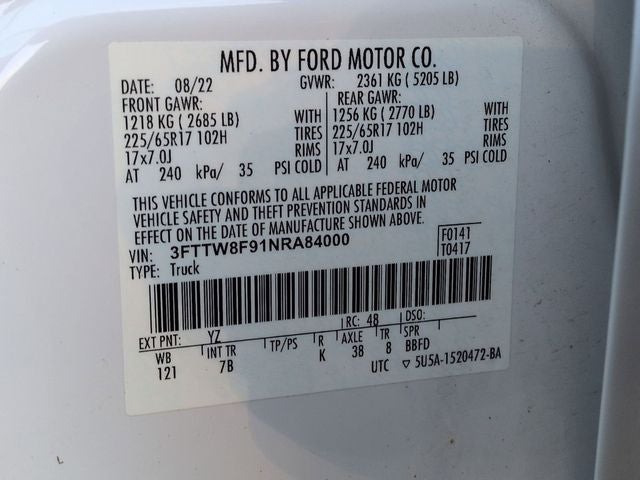 2022 Ford Maverick XLT