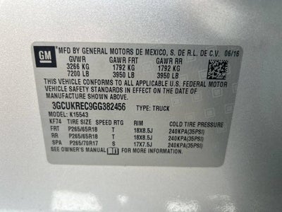 2016 Chevrolet Silverado 1500 LT LT1