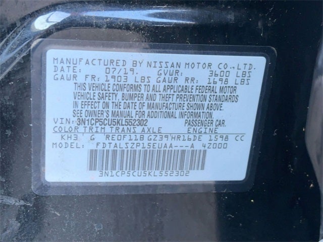 2019 Nissan Kicks SV