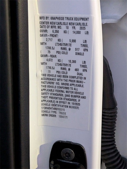 2024 Ford F-350SD 9' Knapheide Aluminum Crane Body 32' crane