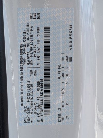 2025 Ford F-600SD XL