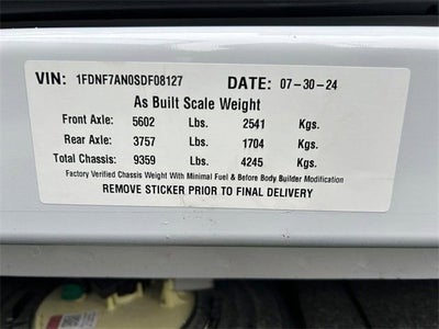 2025 Ford F-750SD 10' CHRYSTEL HYDROLIC DUMP