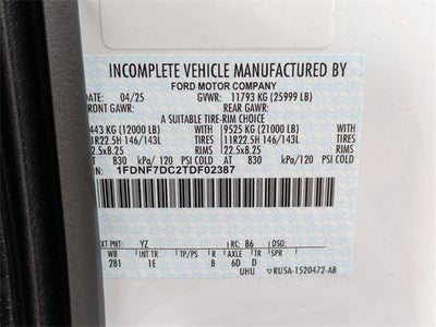 2026 Ford F-750SD Base