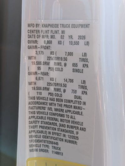 2026 Ford F-550SD XL DRW