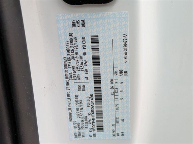 2025 Ford F-450SD XL 12' READING LANDSCAPER WITH TARP