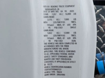 2025 Ford F-450SD XL CM HAULER BODY DELUXE