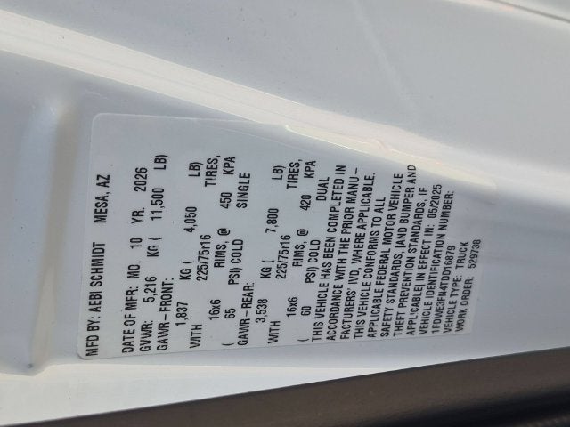 2026 Ford E-350SD Base ENCLOSED SERVICE BODY