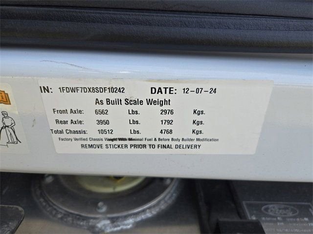 2025 Ford F-750SD Base 10' Chrysteel Dump