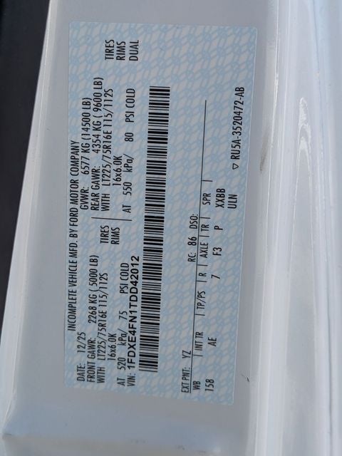 2026 Ford E-450SD Base