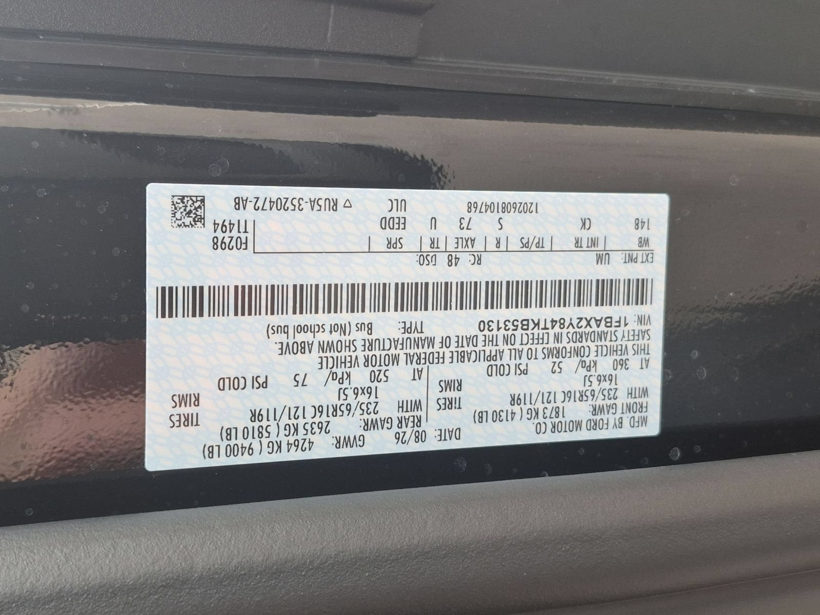 2026 Ford Transit-350 XL