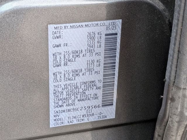 2025 Nissan Pathfinder SV 4WD