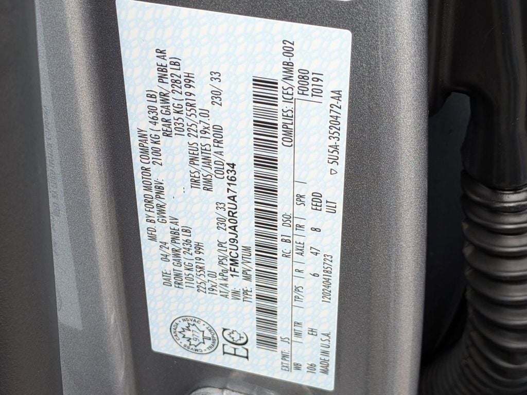 2024 Ford Escape Platinum