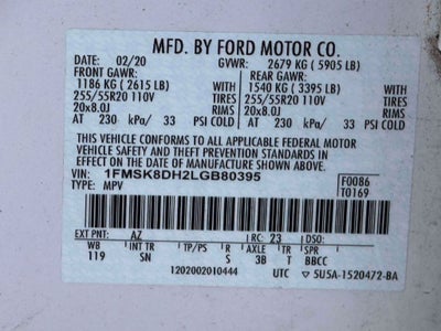 2020 Ford Explorer XLT