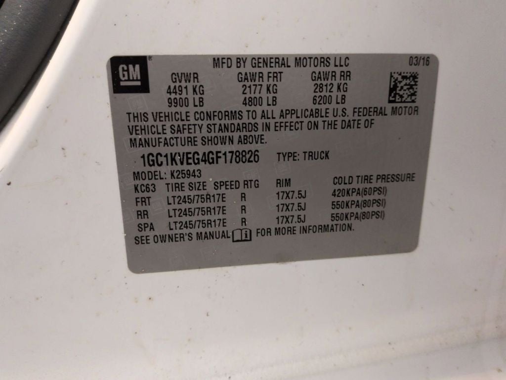 2016 Chevrolet Silverado 2500HD LT