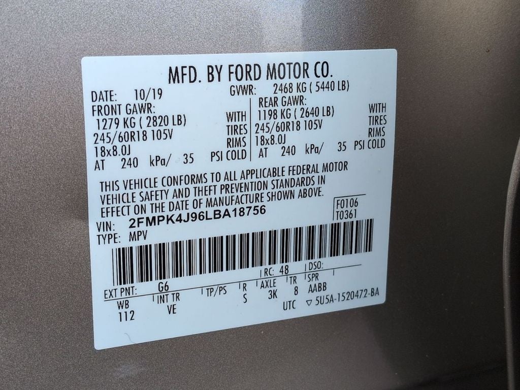 2020 Ford Edge SEL