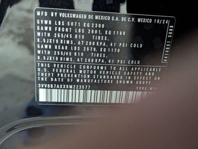 2024 Volkswagen Tiguan 2.0T SE R-Line Black