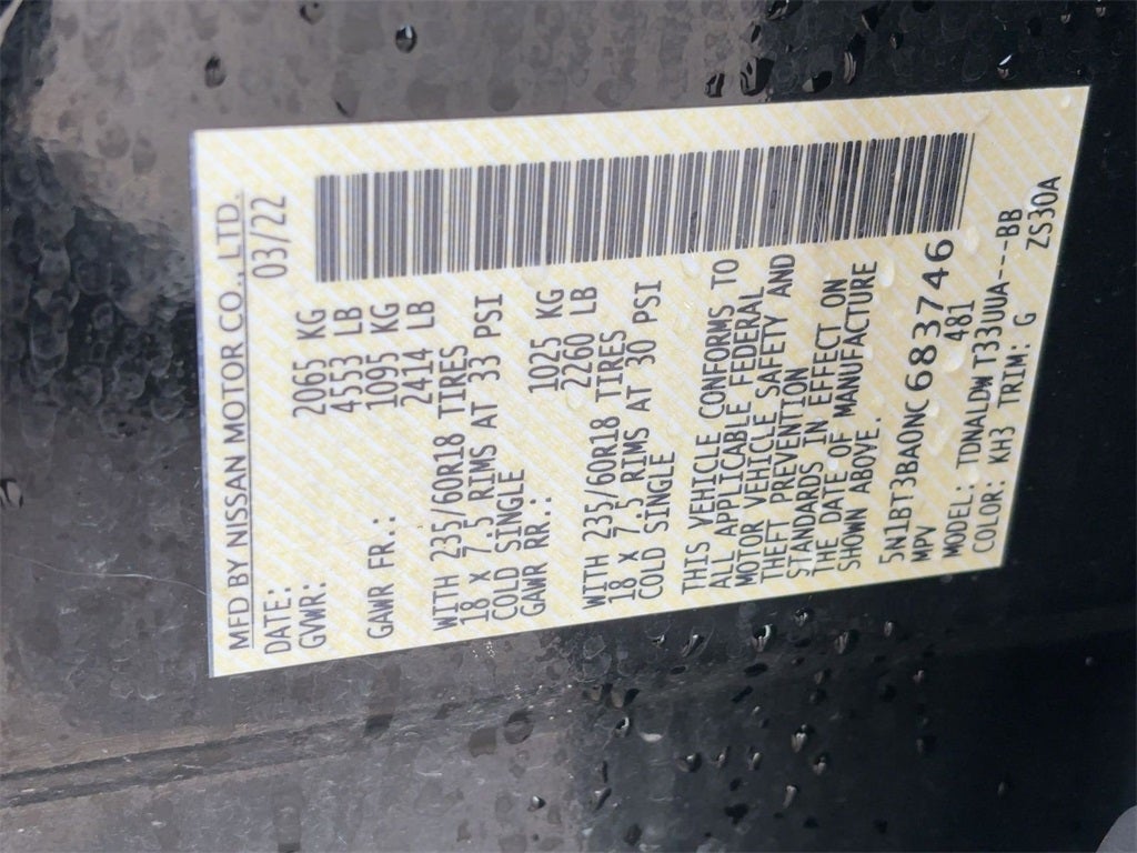 2022 Nissan Rogue SV