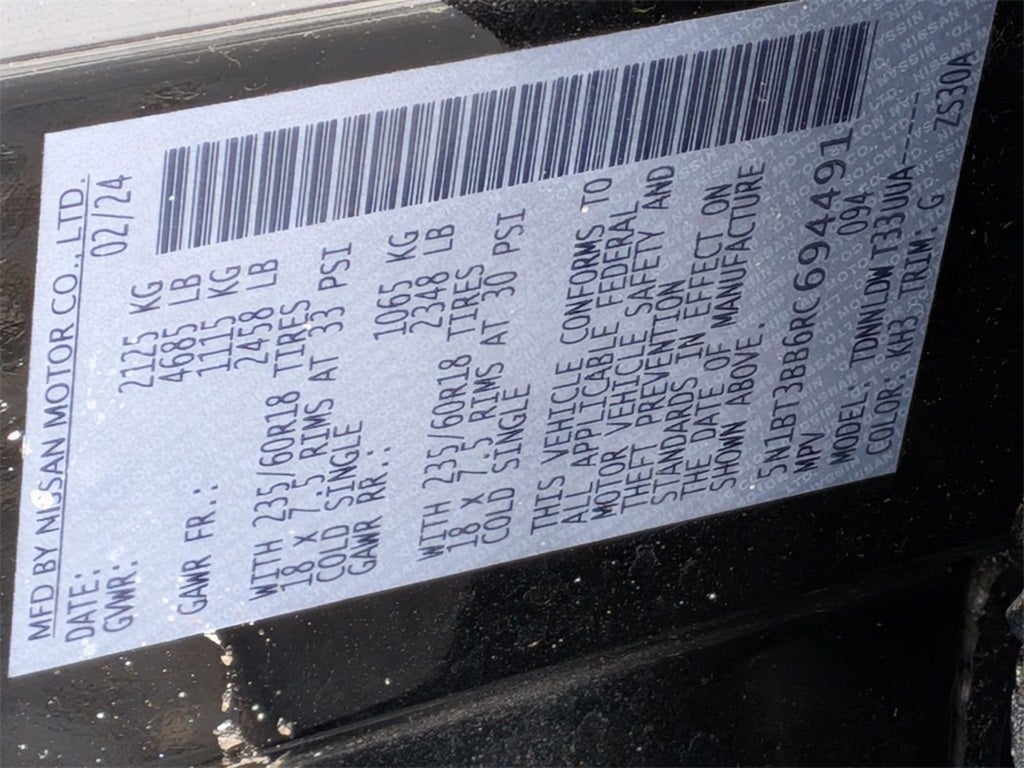 2024 Nissan Rogue SV